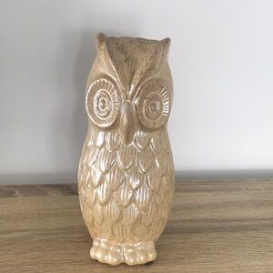 Ceramic owl statue figure